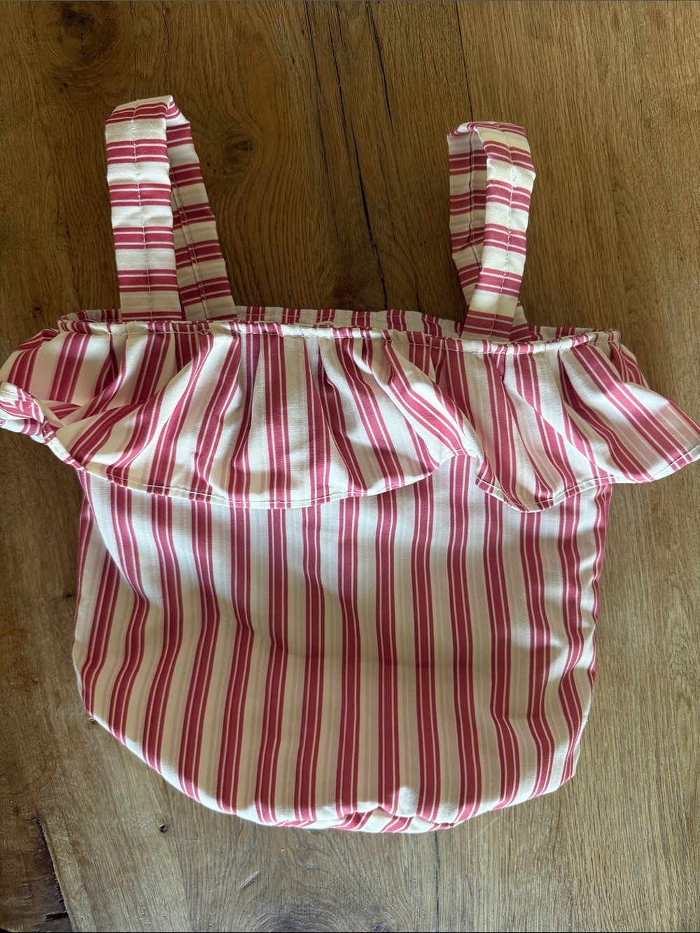 Ruffle Stroller Bag with Removable Handles